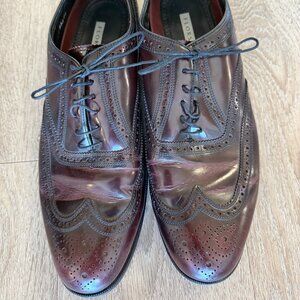 Men's Dark Brown Leather Dress Shoe